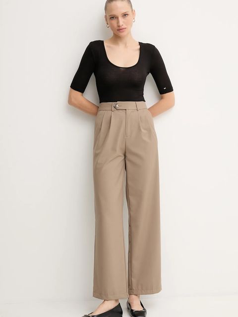 Tommy Hilfiger t-shirt damski kolor czarny WW0WW46116 - zdjęcie produktu nr 2