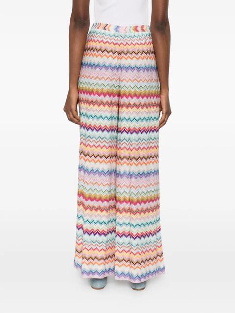 Missoni chevron trousers - White
