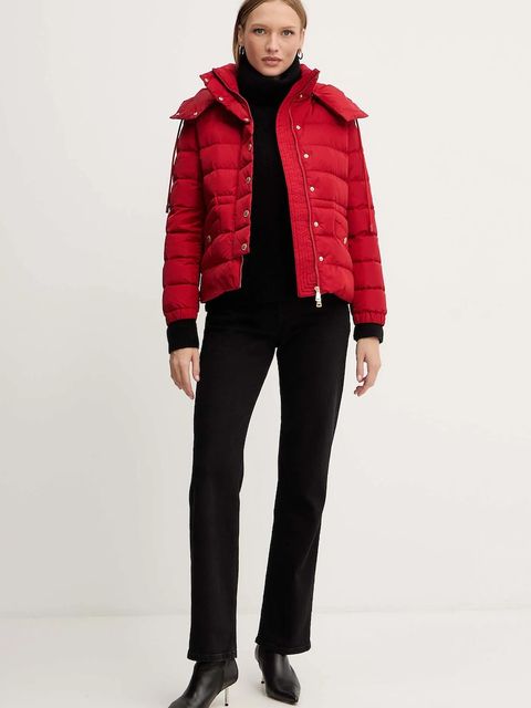 BOSS Orange sweter z dodatkiem wełny damski kolor czarny lekki z golfem 50548937 - zdjęcie produktu nr 2