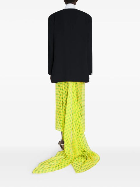 DRIES VAN NOTEN oversized crêpe blazer - Black