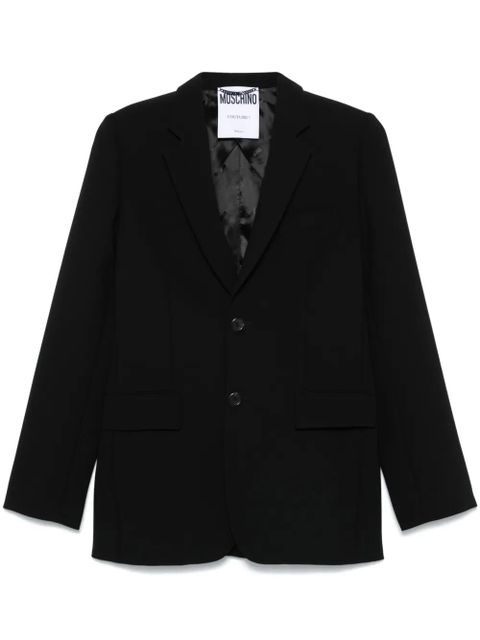 Moschino single-breasted blazer - Black - zdjęcie produktu nr 1