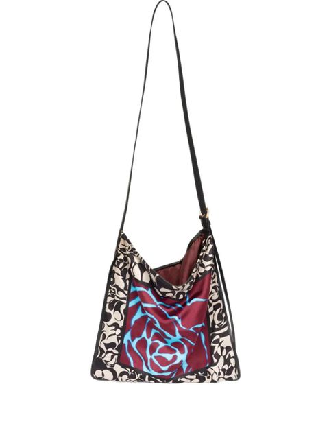 DRIES VAN NOTEN graphic-print shoulder bag - Red - zdjęcie produktu nr 1