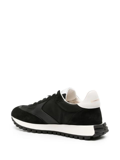 Gianvito Rossi Gravel suede-trim sneakers - Black - zdjęcie produktu nr 2