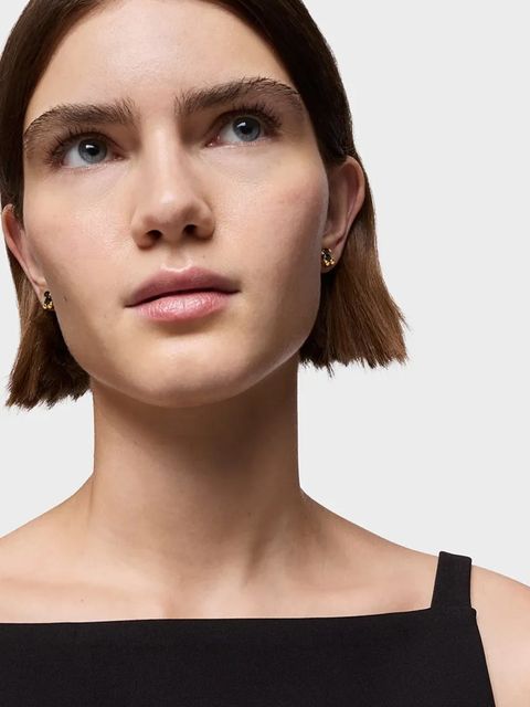 Tous kolczyki ze srebra pokrytego złotem Bold Bear Gem 1004226800