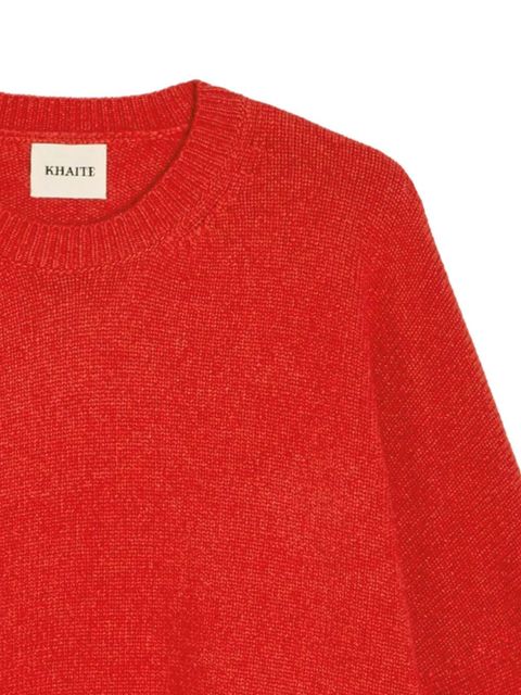 KHAITE crew-neck sweater - Red - zdjęcie produktu nr 2