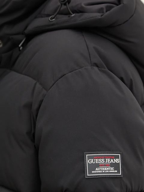 Guess Jeans kurtka damska kolor czarny zimowa W4BL24 WGII2