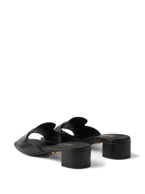 Prada leather sandals - Black