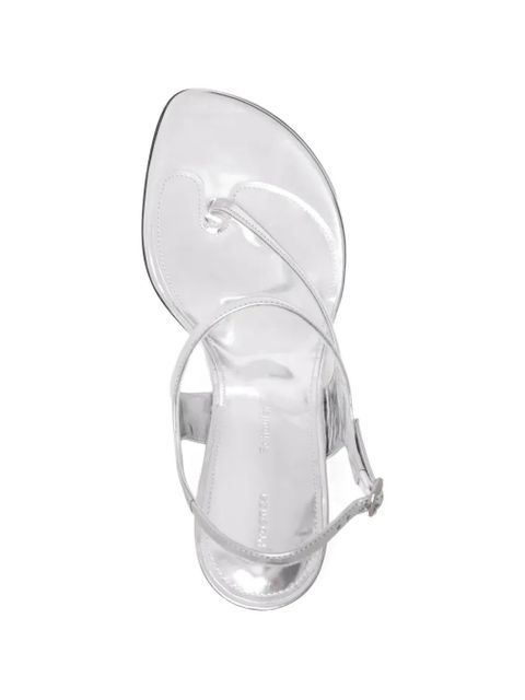 Proenza Schouler leather heeled sandals - Silver