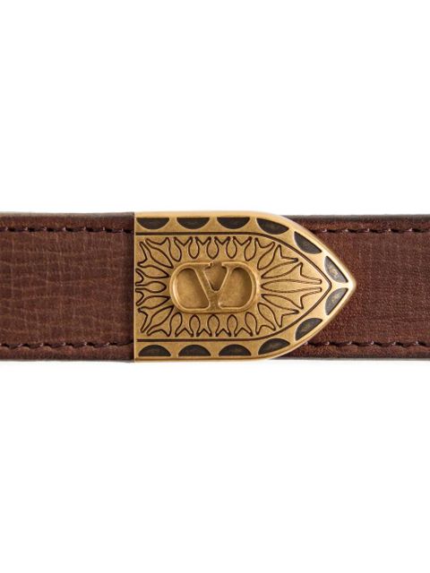 Valentino Garavani 20mm VLogo Signature belt - Brown