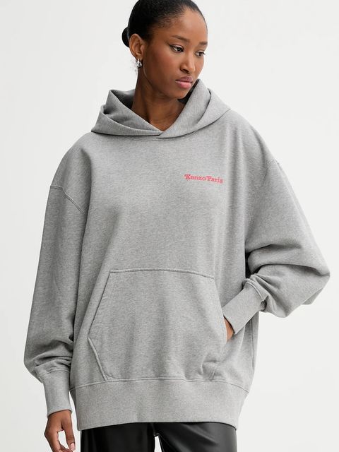 Kenzo bluza bawełniana x Verdy kolor szary z aplikacją FF58SW2404MF.94