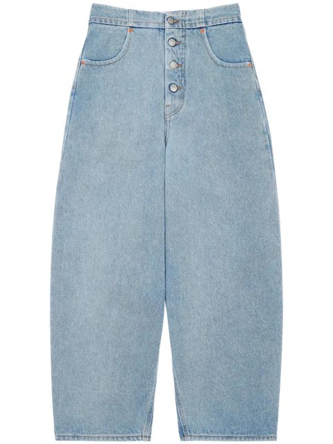 MM6 Maison Margiela mid-rise cropped jeans - Blue - zdjęcie produktu nr 1