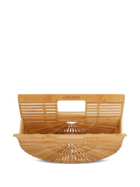 Cult Gaia mini Ark bamboo tote bag - Neutrals