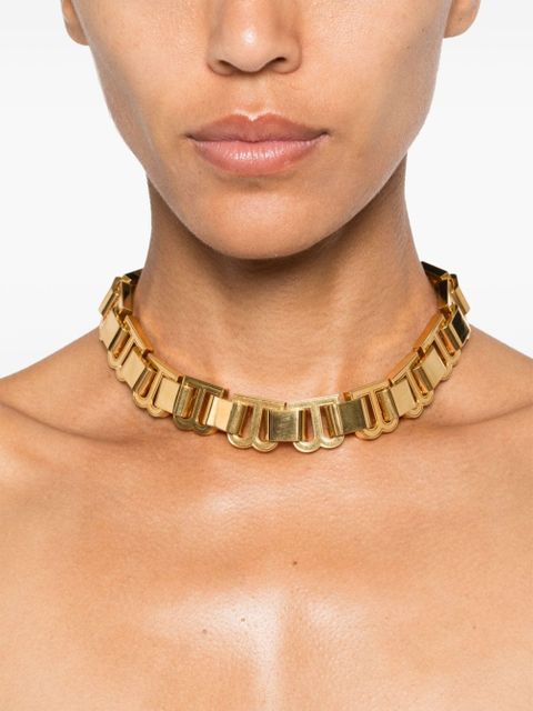 Balenciaga Hourglass choker necklace - Gold