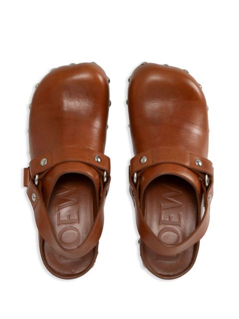 LOEWE 70mm Tacha mules - Brown - zdjęcie produktu nr 2