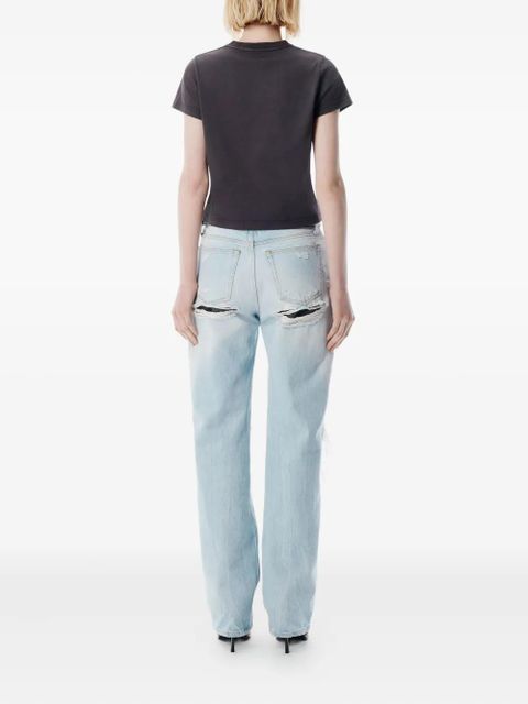 Alexander Wang embroidered t-shirt - Black