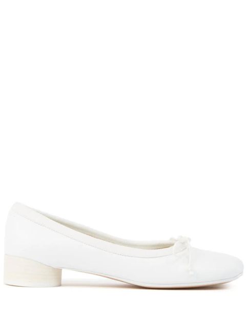 MM6 Maison Margiela 30mm Anatomic Ballerinas - White - zdjęcie produktu nr 1