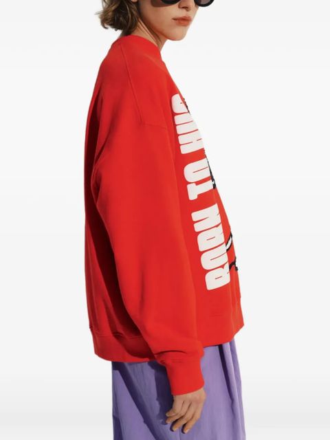 Essentiel Antwerp x Peanuts sequin-embellishment sweatshirt - Red