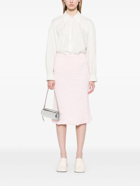 Jil Sander crepe jersey midi skirt - Pink