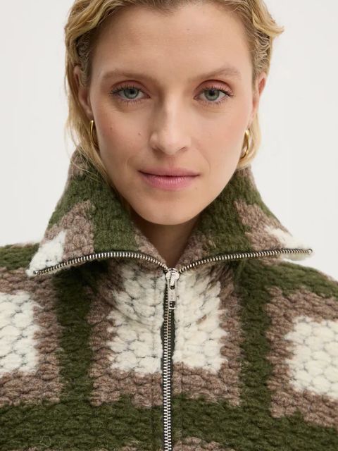 Samsoe Samsoe kurtka wełniana przejściowa oversize