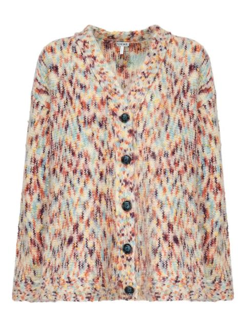 LOEWE V-neck button-front cardigan - Neutrals - zdjęcie produktu nr 1