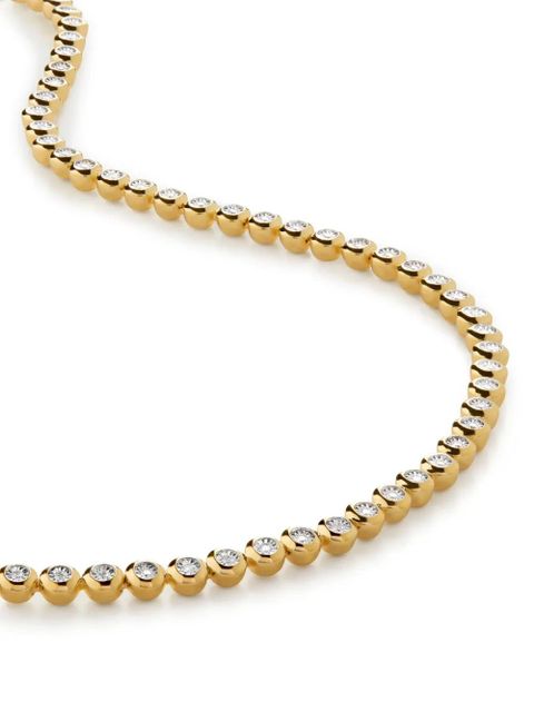 Monica Vinader Lab Grown Diamond Essential Tennis necklace - Gold