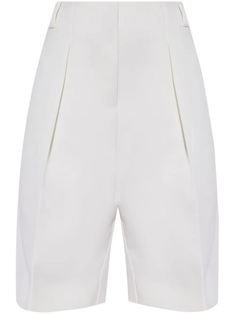 Jacquemus high-rise pleated tailored shorts - White - zdjęcie produktu nr 1