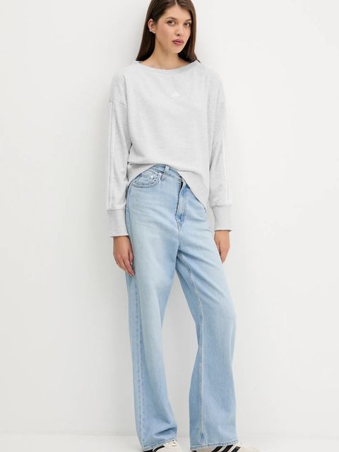 adidas bluza Coquette damska kolor szary melanżowa JM1901