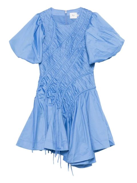 Aje Wisteria puff-sleeve mini dress - Blue
