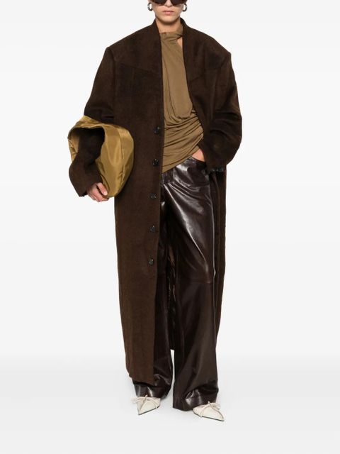 ENTIRE STUDIOS leather trousers - Brown