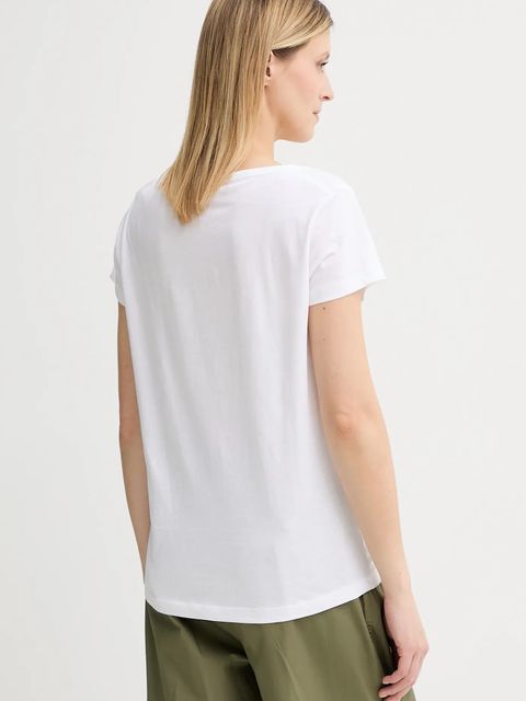 Marc O'Polo t-shirt bawełniany damski kolor biały 506206751431