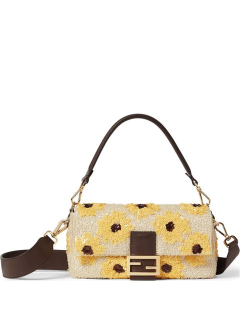 FENDI floral shoulder bag - Neutrals - zdjęcie produktu nr 1
