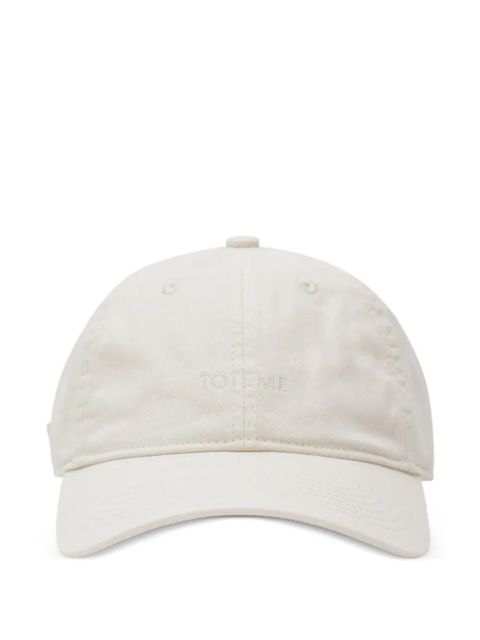 TOTEME logo-embroidered cap - Neutrals - zdjęcie produktu nr 1