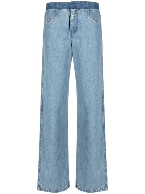 Christopher Esber Deconstruct straight-leg jeans - Blue - zdjęcie produktu nr 1