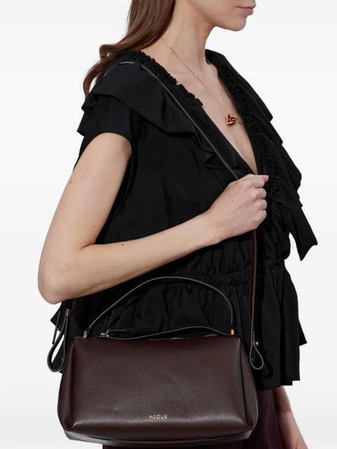 NEOUS Scorpius leather tote bag - Brown