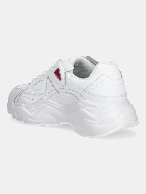 Just Cavalli sneakersy skórzane damskie kolor biały 79RA3SL1ZPB48003 - zdjęcie produktu nr 2