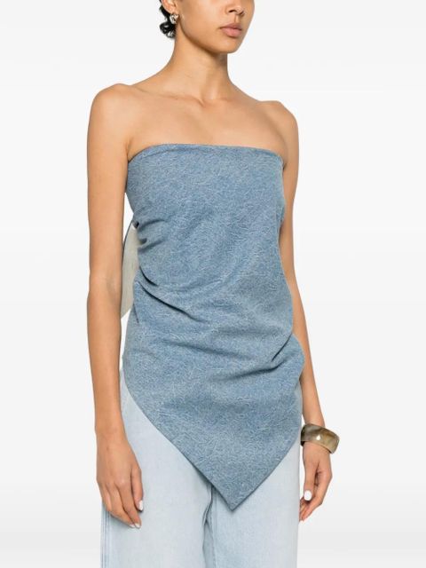 AGOLDE x Maria Mcmanus bandana top - Blue