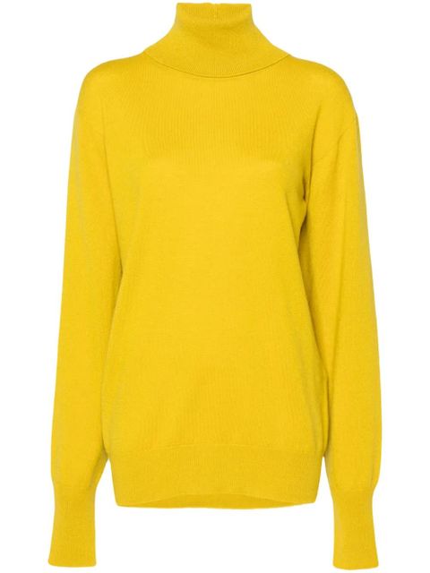 Jil Sander knitted cashmere jumper - Yellow - zdjęcie produktu nr 1