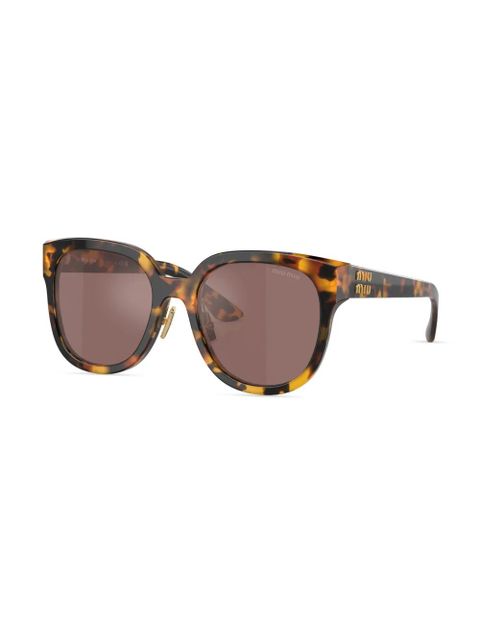 Miu Miu Eyewear square-frame sunglasses - Brown - zdjęcie produktu nr 2