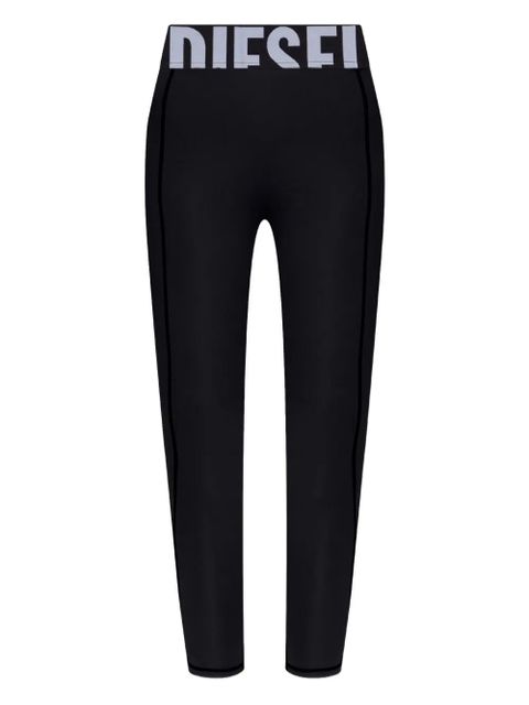 Diesel Adeline logo-waistband leggings - Black - zdjęcie produktu nr 1