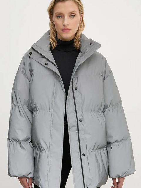 2NDDAY kurtka Santiago damska kolor szary zimowa oversize 2245112509