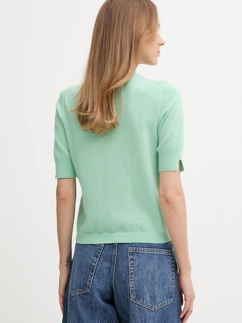 United Colors of Benetton sweter damski kolor zielony lekki 1002D10D2