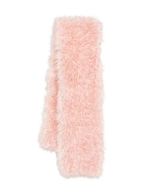 GANNI faux-fur scarf - Pink - zdjęcie produktu nr 1