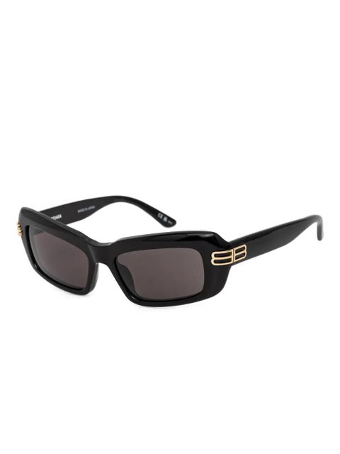 Balenciaga Eyewear rectangular-frame sunglasses - Black