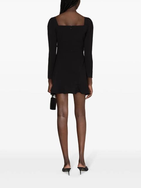 Self-Portrait bow-detail mini dress - Black - zdjęcie produktu nr 2