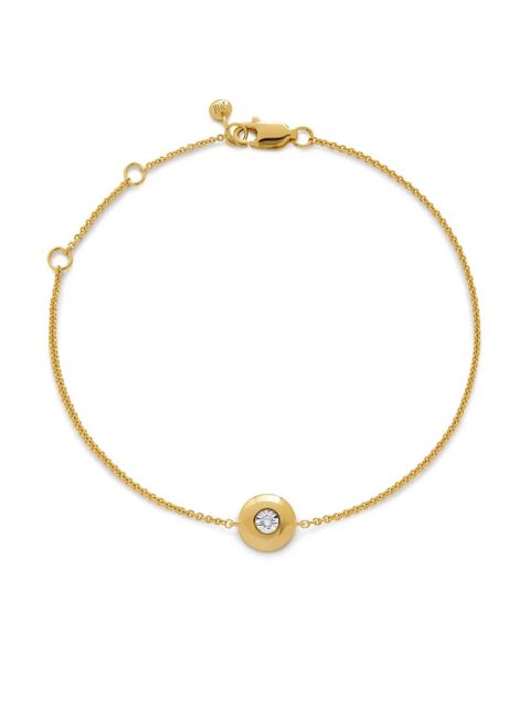Monica Vinader 18kt yellow gold vermeil April Birthstone bracelet - zdjęcie produktu nr 1
