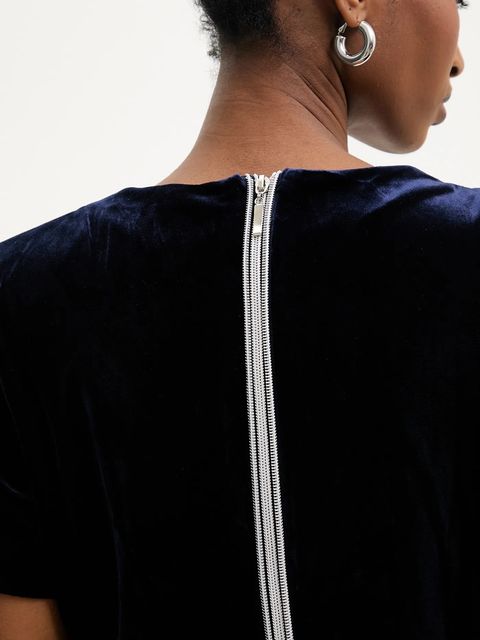 Answear.LAB sukienka kolor granatowy mini dopasowana