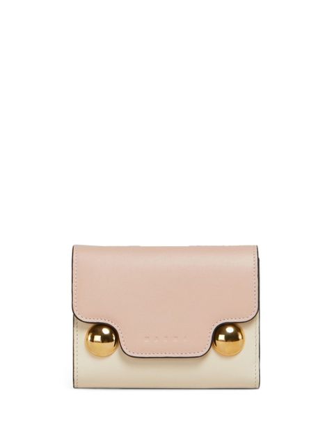 Marni logo-debossed wallet - Neutrals - zdjęcie produktu nr 1
