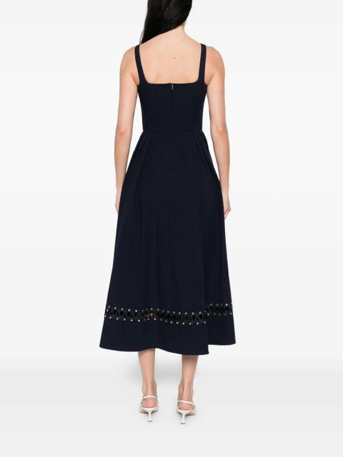 Maje Flared midi dress - Blue