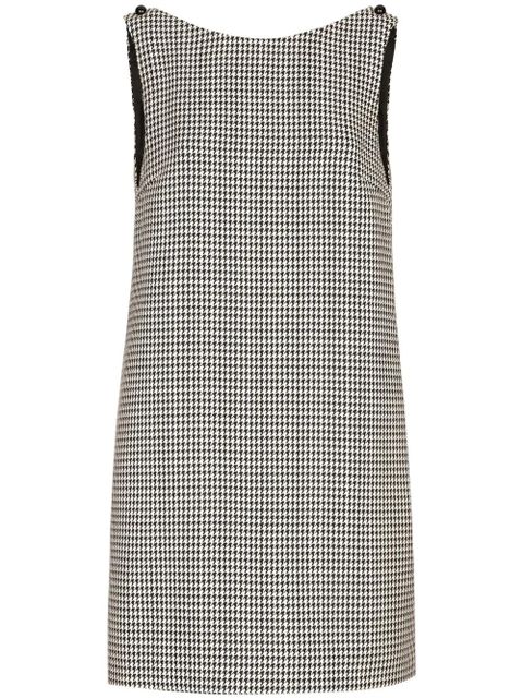 Dolce & Gabbana houndstooth-pattern dress - Brown - zdjęcie produktu nr 1