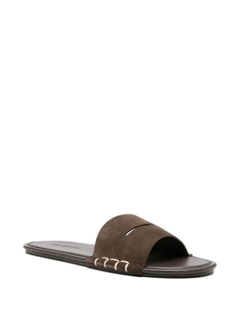 JW Anderson cut-out detailing flat sandals - Brown - zdjęcie produktu nr 2